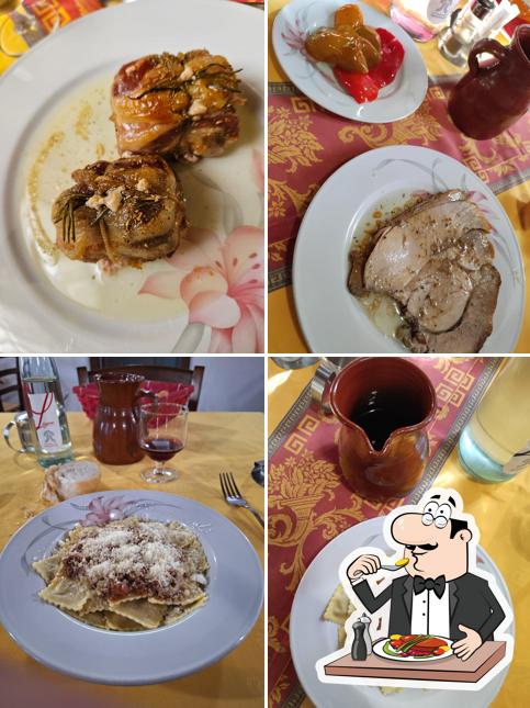 Platti al Trattoria Dell'Angelo