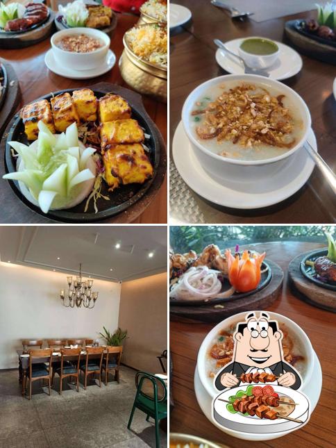 The restaurant's food and interior