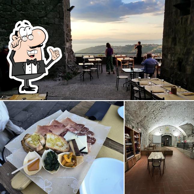 Gli interni di Enosteria Antichi Sapori