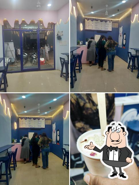 The interior of Gelatino- Thick Shakes, Desserts & More-Best thickshakes in Raipur