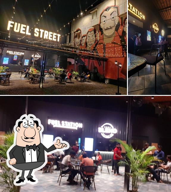 Take a seat at one of the tables at Fuel Street