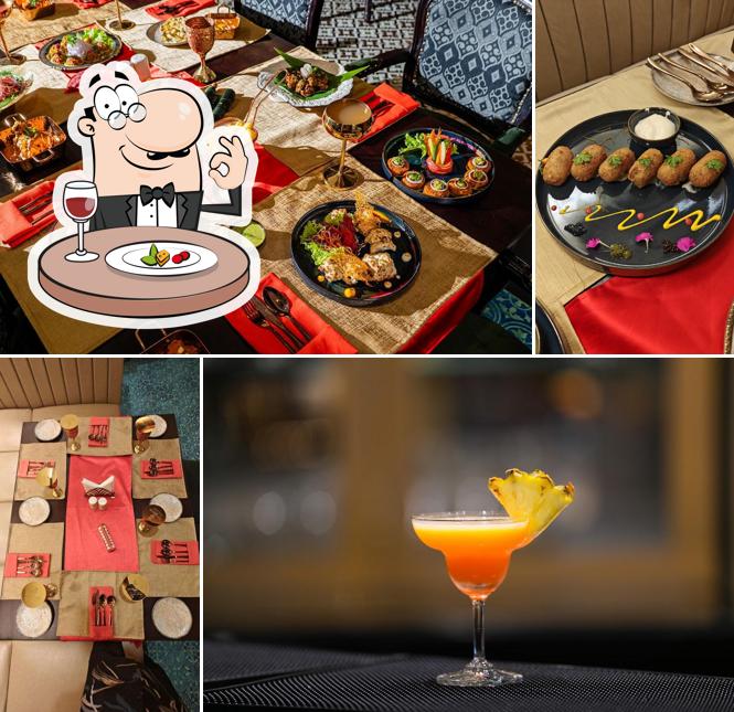 Food at Jewel Sizzle - Luxury Dining Cocktail Lounge
