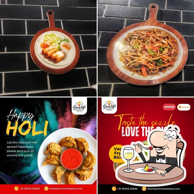 Food at Shanky's Chineese Tarka