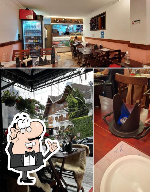 Veja imagens do interior do Restaurante Casa Suíça "A Casa do Fondue"
