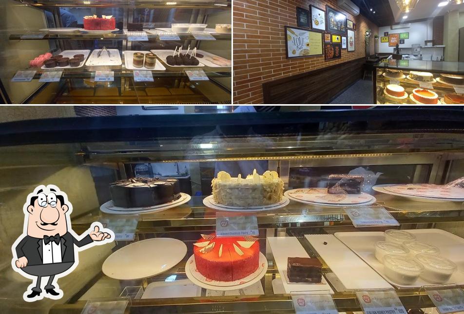 Take a seat at one of the tables at Cake Hut thoppumpadi