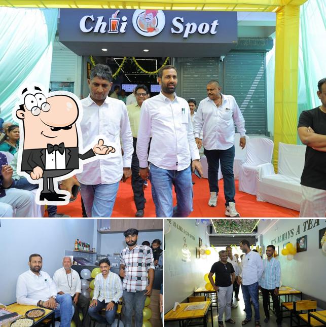 Take a seat at one of the tables at Chai Spot Cafe