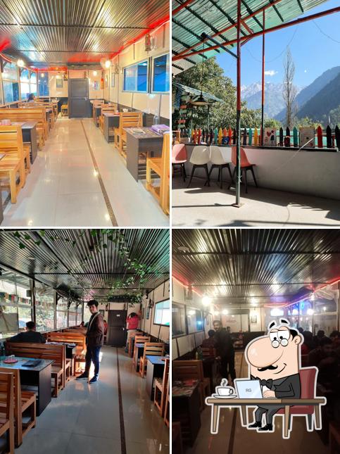 Take a seat at one of the tables at Foodol