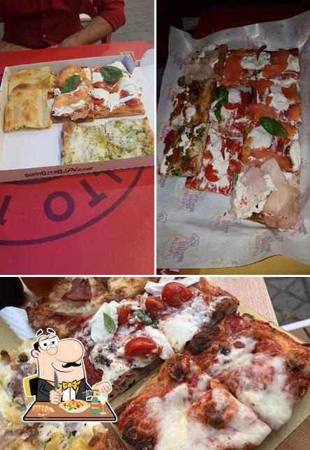 Cibo al Doppiozero Pizza in Teglia