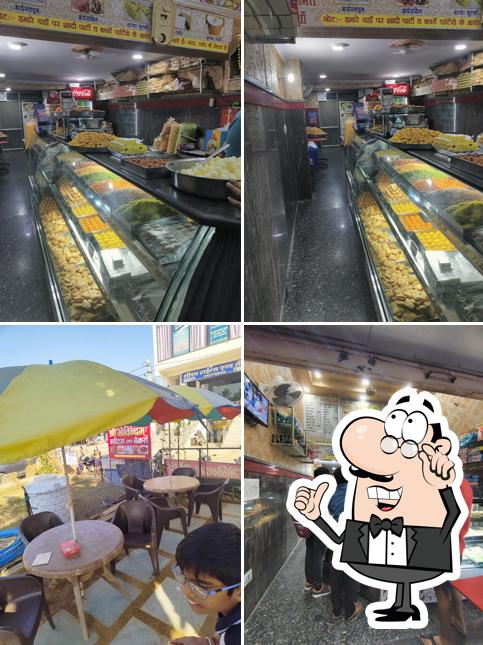 The interior of Gauri Sweets