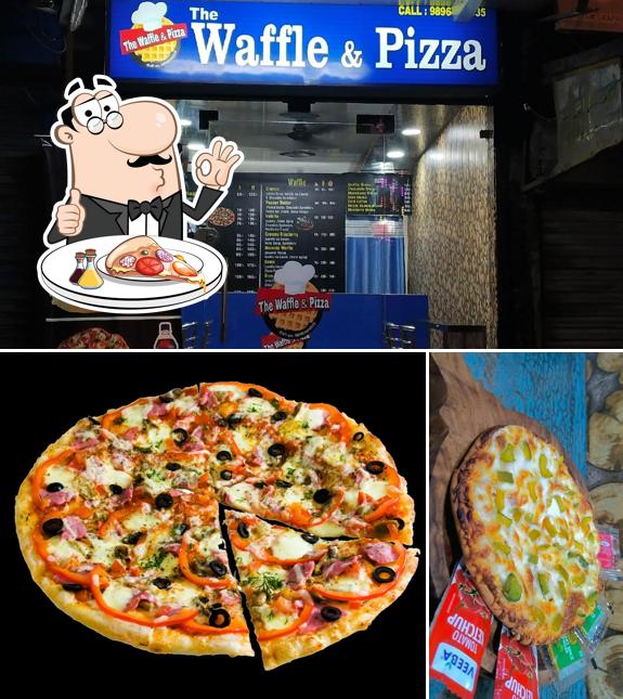Order pizza at The Waffle & Pizza