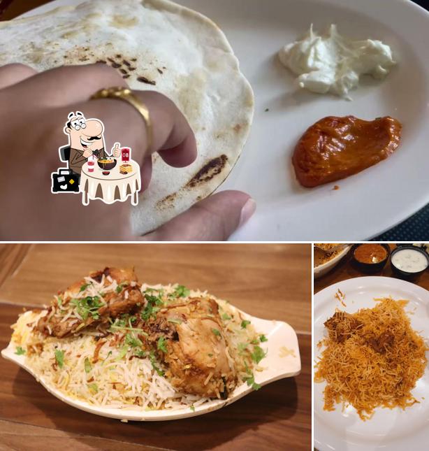 Food at Hyderabad Biryani Hotel
