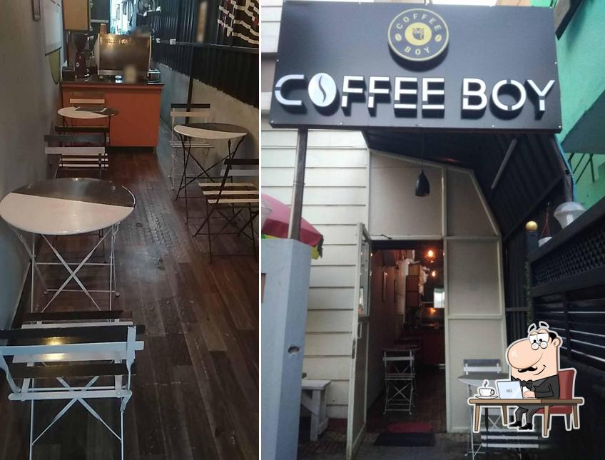 The interior of Coffee Boy