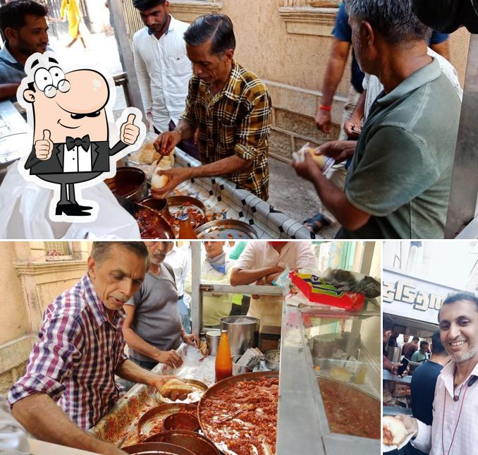 Here's a picture of Bhikha Bhai Dabeli