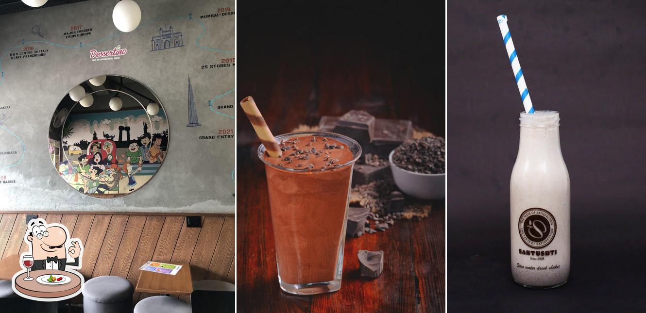 Chocolate mousse at Santushti Shakes and more - Sangam