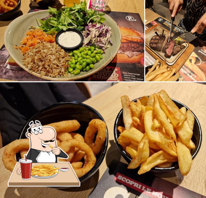 Patatine fritte al Roadhouse Restaurant Ostia