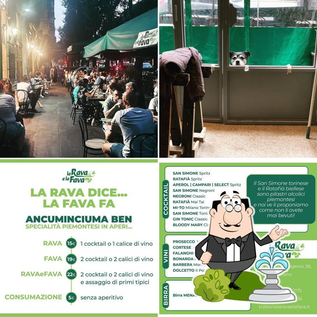 Guarda gli esterni di Trattoria La Rava e La Fava