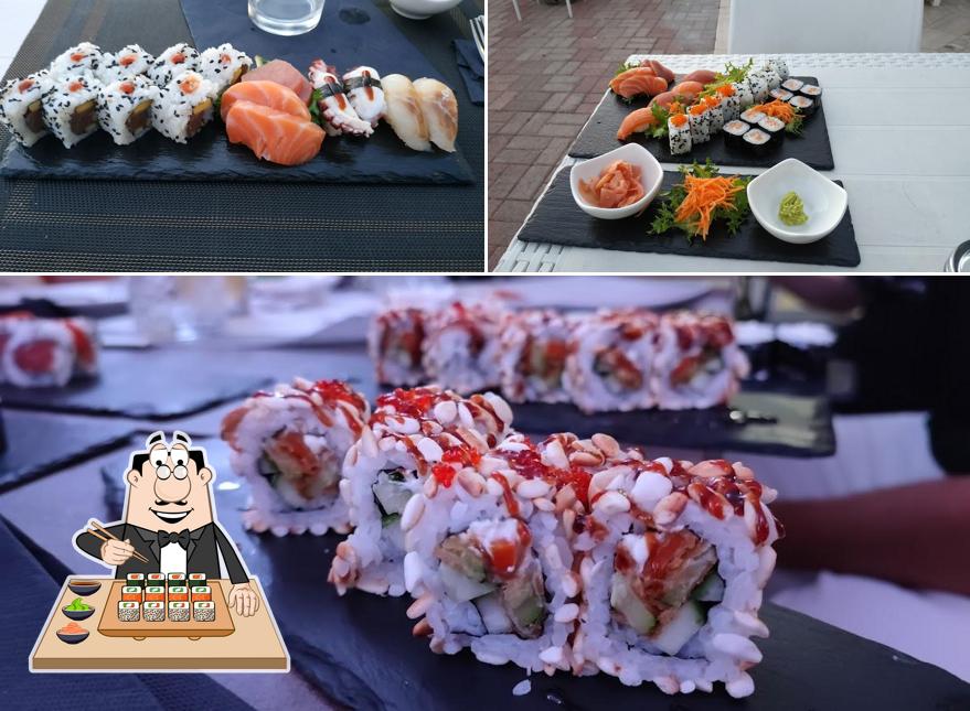 Scegli le varie opzioni di sushi
