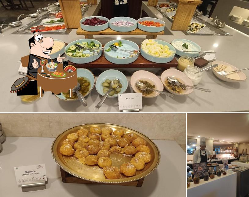 The restaurant's food and beverage