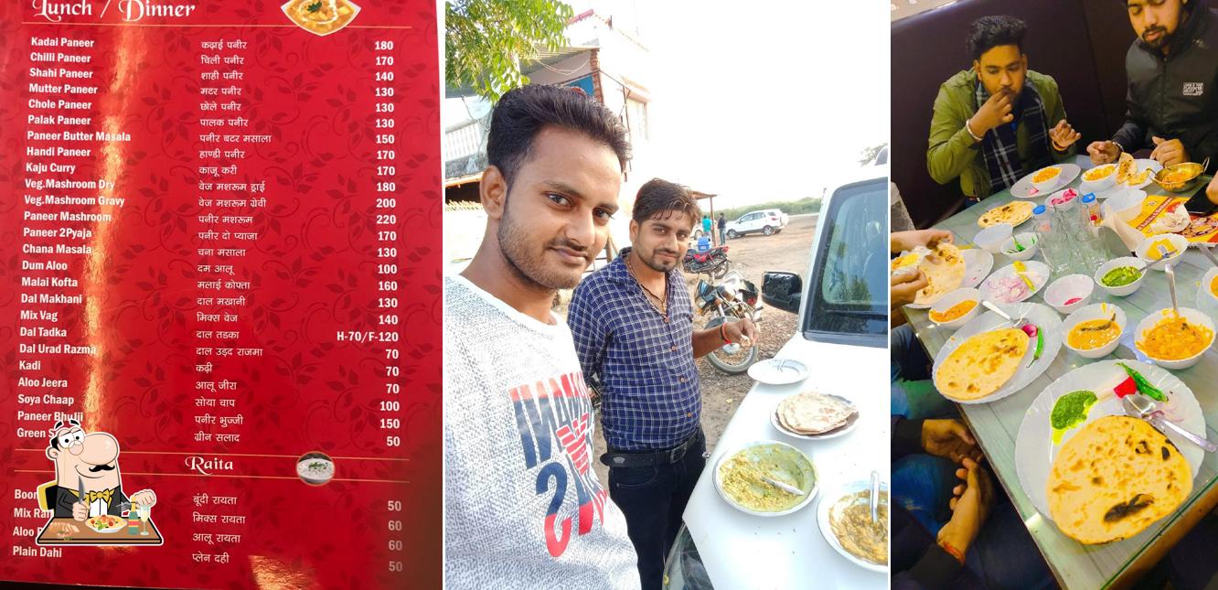 Food at Hotel Radhika