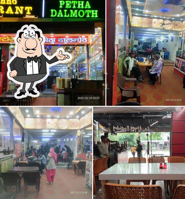 The interior of Maa Vaishno Restaurant