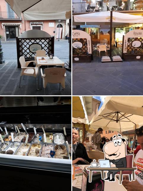 Gli interni di Gran Caffè Royale