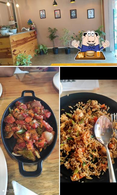 Take a look at the photo displaying food and interior at Roadside Cafe