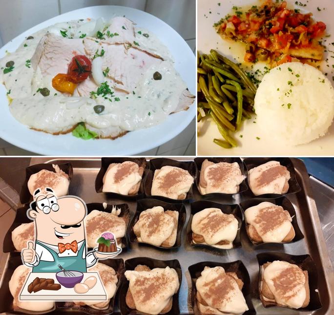 Café Restaurant La Canette offre un'ampia gamma di dolci