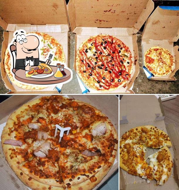 Get pizza at Domino's Pizza