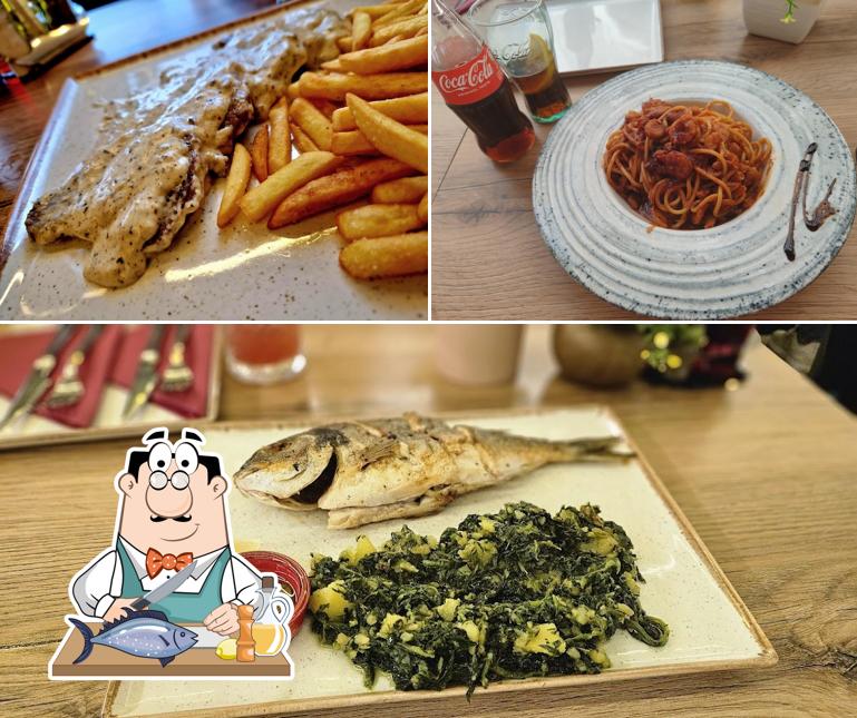 Salmone grigliato al Restoran Portun