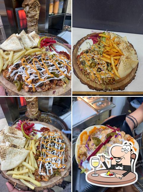 Food at 360 Turkish shawarma