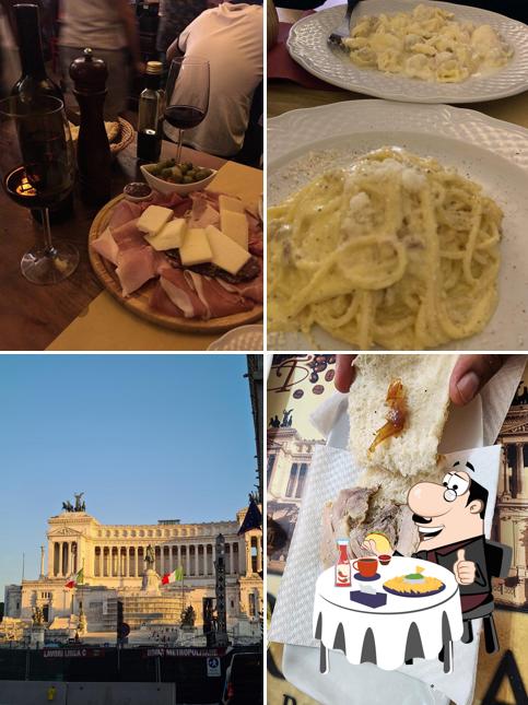Piatto di formaggi al Ristorante Là