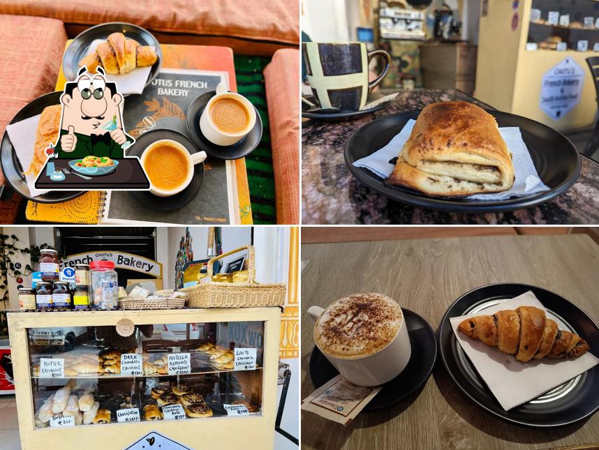Food at Chotu's French bakery and South Indian Food Pushkar