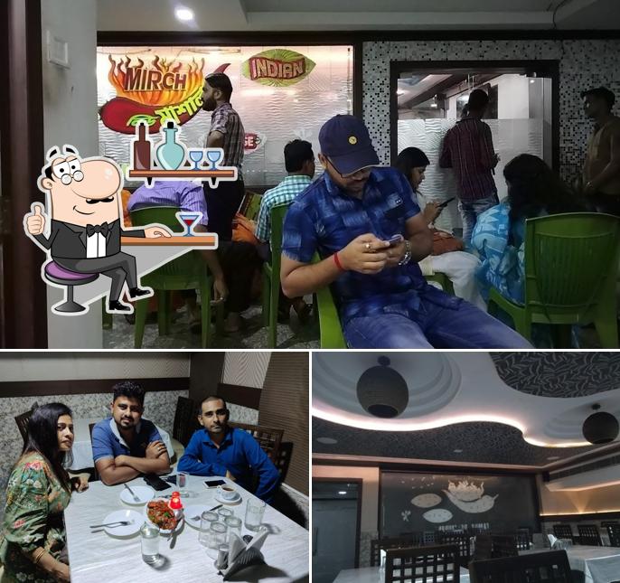 The interior of MIRCHI MASALA RESTURENT