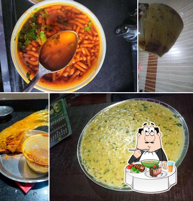 Hot and sour soup at New Haryana Rajasthan Hotel