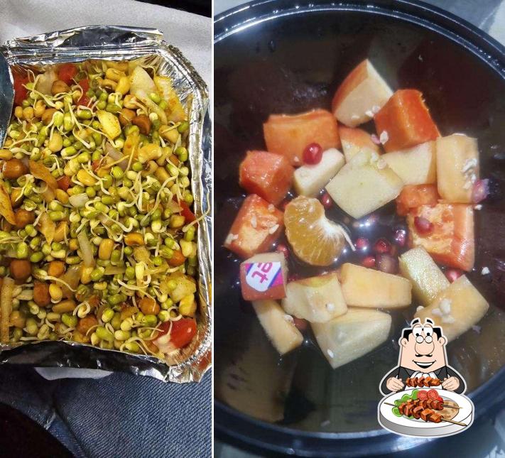 Food at 5 shots Bistro cafe