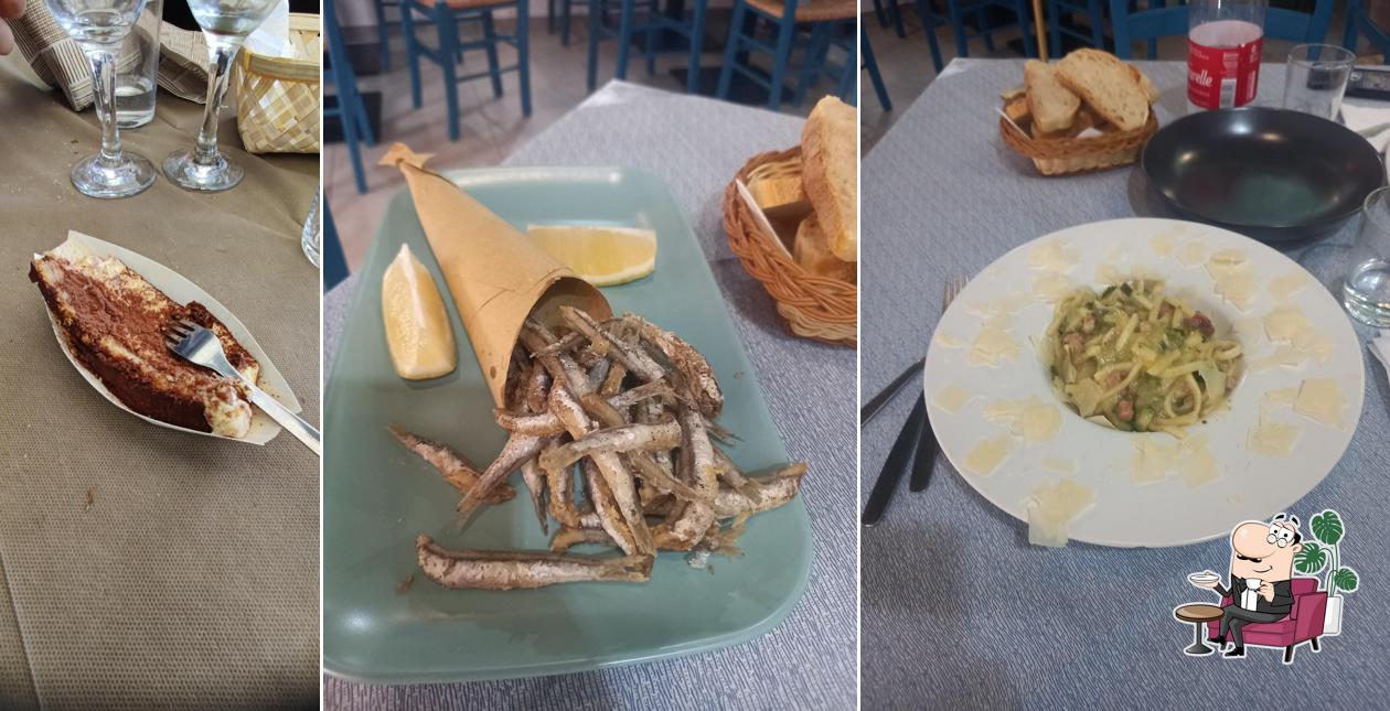 Gli interni di kepos trattoria napoletana