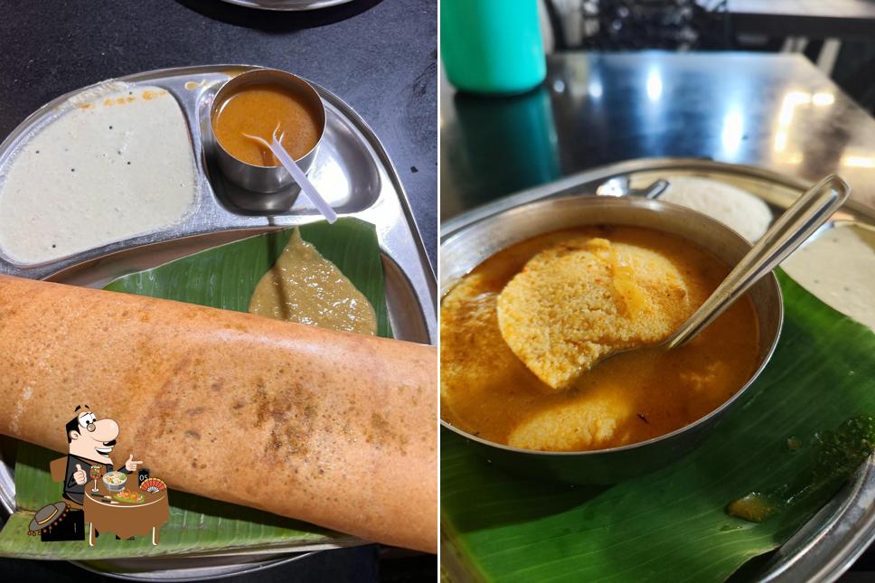 Food at Sri Srinivasa Tiffin Center