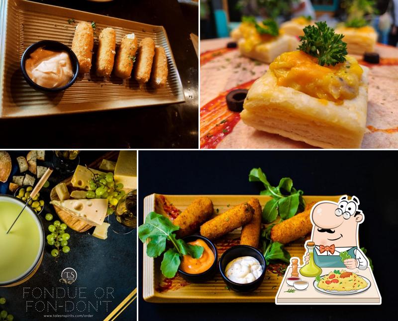 Food at Tales & Spirits Bistro