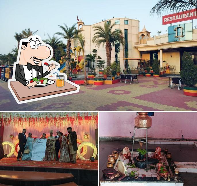 The photo of food and exterior at Tirupati hotel Rooms& Restaurant