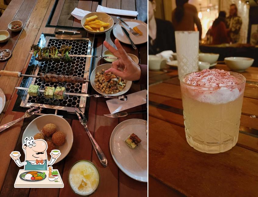Platos en Baba Bar & Grill