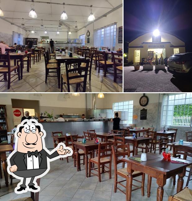 La immagine della interni e esterno di Officina della Pizza