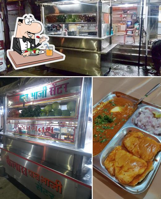 Food at KAILASH PAV BHAJI test of delicious
