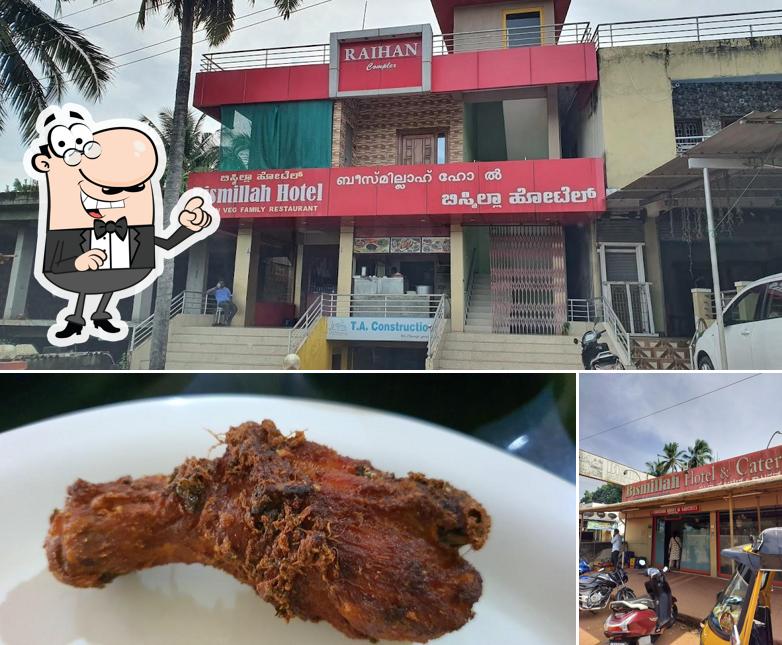 Bismillah Hotel, katapady is distinguished by exterior and food