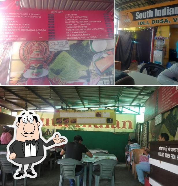 Take a seat at one of the tables at South Indian Masala Dosa