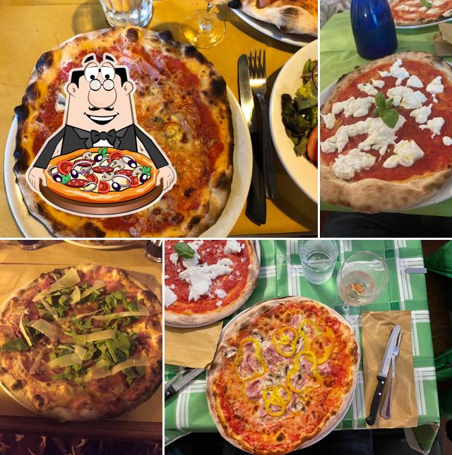 A Nuova Pizzeria Bruna, puoi goderti una bella pizza