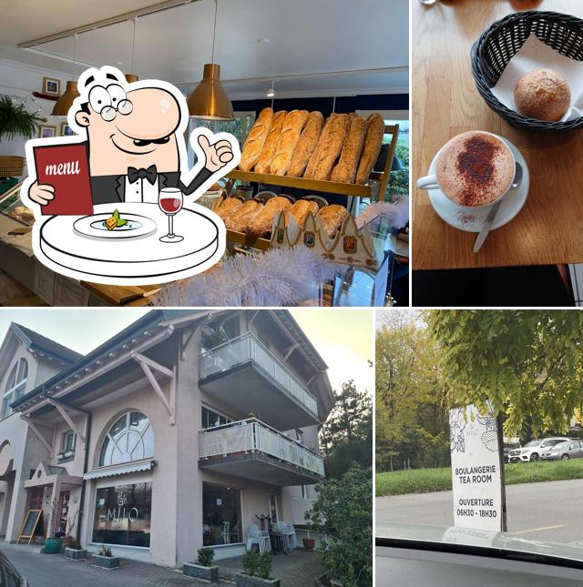 Tra le diverse cose da Café Milo si possono trovare la cibo e esterno