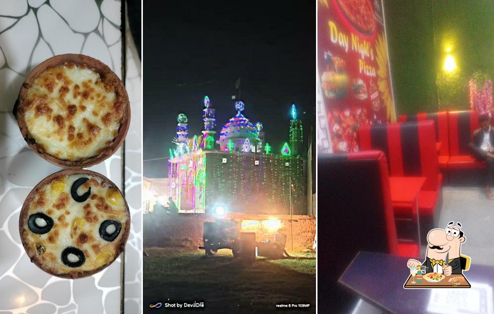 Meals at Day night's pizza