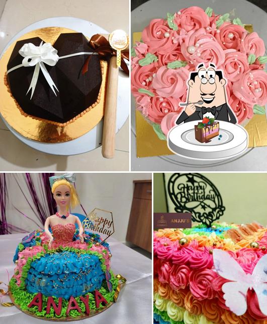 Chocolate cake at Anjju's bakery