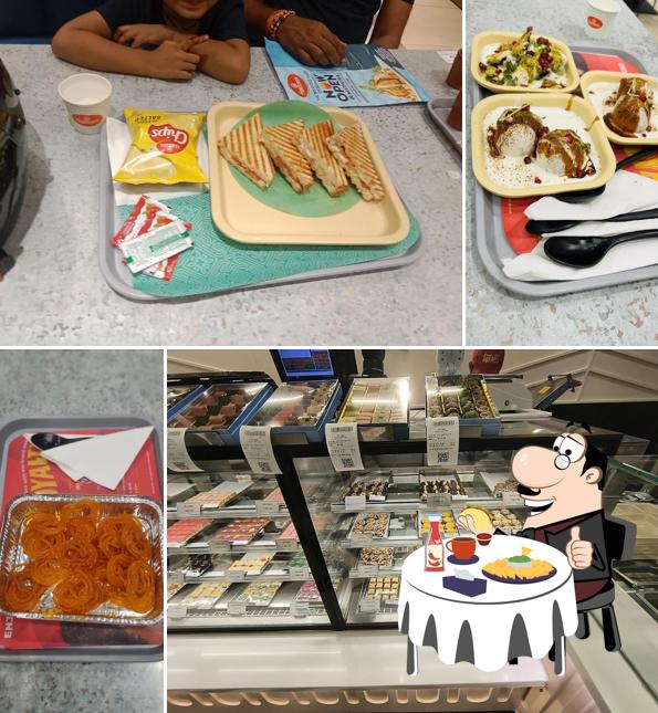 Cheese plate at Haldiram's - Mathura, UP