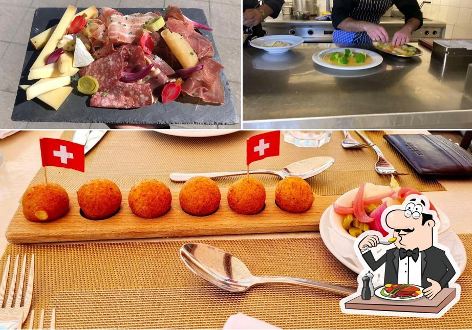 Platti al Restaurant Le Chalet du Mont-Pèlerin